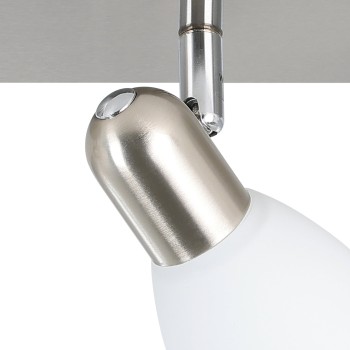 Plafoniera ENEA nichel satinat Eglo 90985, 50x7 cm, 3xE14