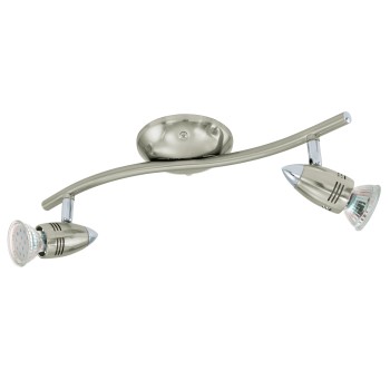 Plafoniera MAGNUM-LED nichel satinat/crom Eglo 92642, 33x10.5 cm, 2xGU10