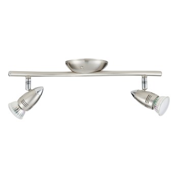 Plafoniera MAGNUM-LED nichel satinat/crom Eglo 92642, 33x10.5 cm, 2xGU10