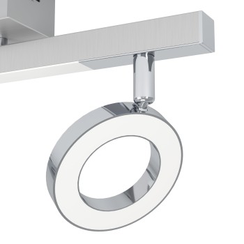 Plafoniera LED LED CARDILLIO 1 aluminium/crom Eglo 96179, 38.5x8.5 cm, 3.2W