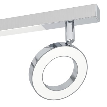 Plafoniera LED LED CARDILLIO 1 aluminium/crom Eglo 96181, 68.5x8.5 cm, 3.2W