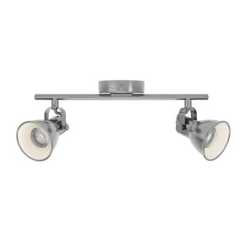 Plafoniera SERAS antique nickel/crem Eglo 96553, 37x6.5 cm, 2xGU10