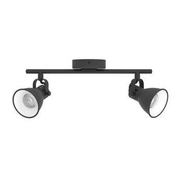 Plafoniera SERAS 2 negru Eglo 98398, 37x6.5 cm, 2xGU10