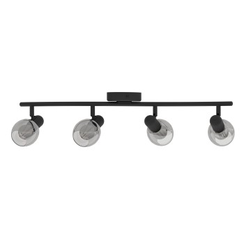 Plafoniera POLLICA negru Eglo 98626, 64x22 cm, 4xE14