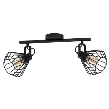 Plafoniera TABILLANO negru Eglo 98763, 44x11 cm, 2xE27