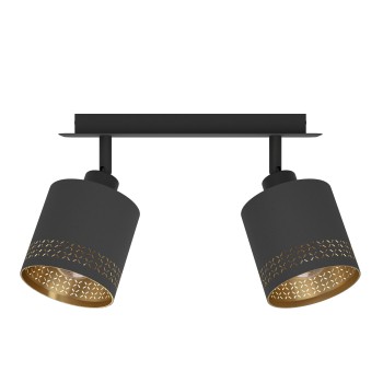 Plafoniera ESTEPERRA negru Eglo 99277, 33.5x9 cm, 2xE27
