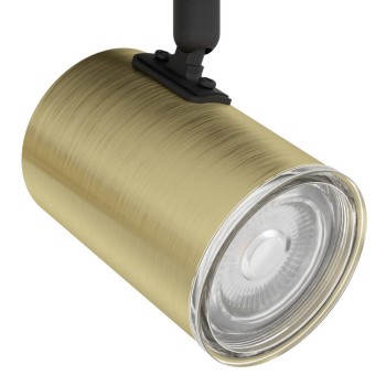 Plafoniera CONSUMA 1 alama periata/negru Eglo 300586, D25 cm, 3xGU10