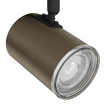 Plafoniera CONSUMA 1 bronz/negru Eglo 300591, D25 cm, 3xGU10