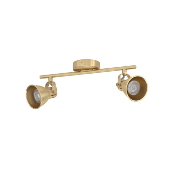 Plafoniera SERAS brushed brass/auriu Eglo 900171, 37x6.5 cm, 2xGU10