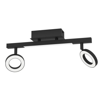Plafoniera LED LED CARDILLIO 2 negru Eglo 900514, 38.5x8.5 cm, 3.2W