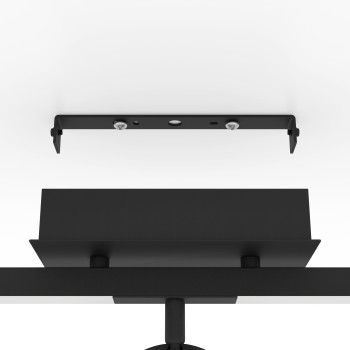 Plafoniera LED LED CARDILLIO 2 negru Eglo 900515, 68.5x8.5 cm, 3.2W