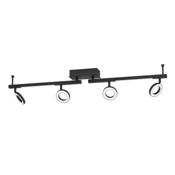 Plafoniera LED LED CARDILLIO 2 negru Eglo 900516, 98.5x8.5 cm, 3.2W