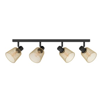 Plafoniera COSLADA negru Eglo 900695, 79x8 cm, 4xE27
