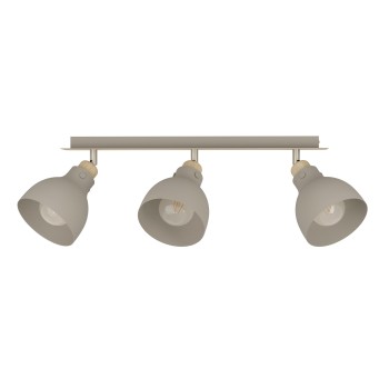 Plafoniera ARRECIFE maro/nichel satinat Eglo 900713, 74.5x14.5 cm, 3xE27