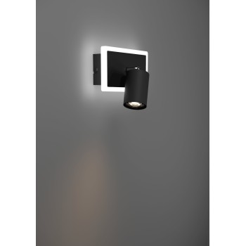 Plafoniera LED LED RIMBOCCHI 1 negru Eglo 901634, 18x10 cm, 7W
