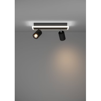 Plafoniera LED LED RIMBOCCHI 1 negru Eglo 901635, 34x10 cm, 12W