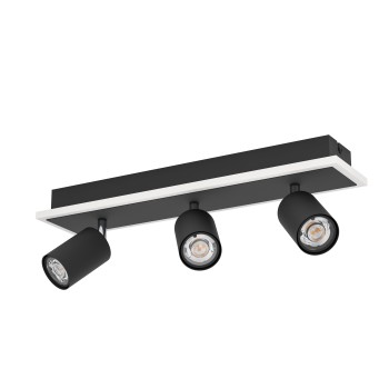 Plafoniera LED LED RIMBOCCHI 1 negru Eglo 901636, 46x10 cm, 20W