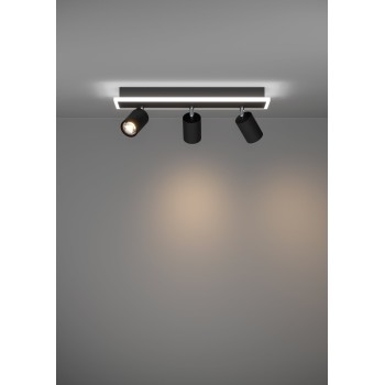 Plafoniera LED LED RIMBOCCHI 1 negru Eglo 901636, 46x10 cm, 20W