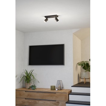 Plafoniera LED LED MELITELLO-Z negru Eglo 901941, 25x10.5 cm, 3.7W