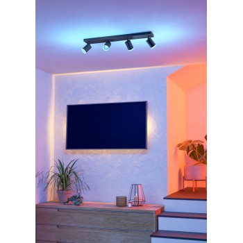 Plafoniera LED LED MELITELLO-Z negru Eglo 901942, 68x10.5 cm, 3.7W