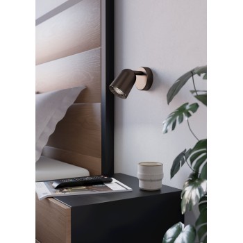 Plafoniera CAMALDOLI dark bronze Eglo 901948, L8.5 cm, 1xGU10