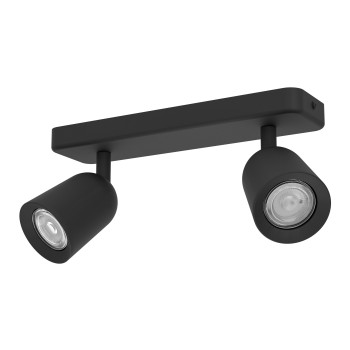 Plafoniera CAMALDOLI negru Eglo 901953, 30x4.5 cm, 2xGU10