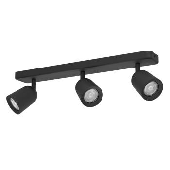 Plafoniera CAMALDOLI negru Eglo 901954, 52x4.5 cm, 3xGU10