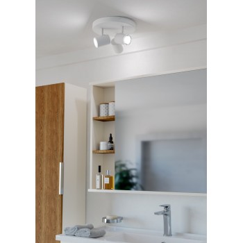 Plafoniera CONSUMA 1 alb Eglo 901962, D25 cm, 3xGU10