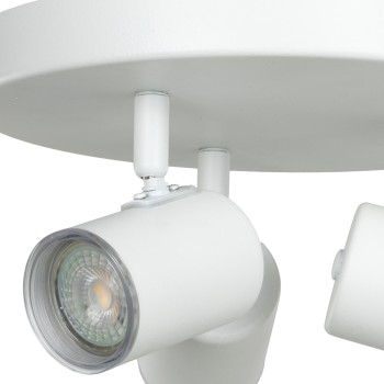 Plafoniera CONSUMA 1 alb Eglo 901962, D25 cm, 3xGU10