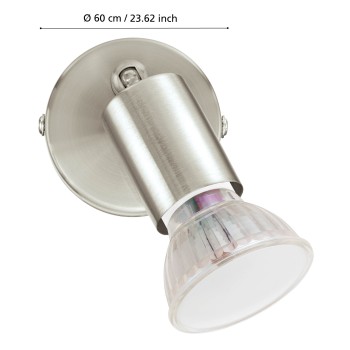 Aplica de perete tip spot BUZZ-LED Eglo 92595, 1xGU10