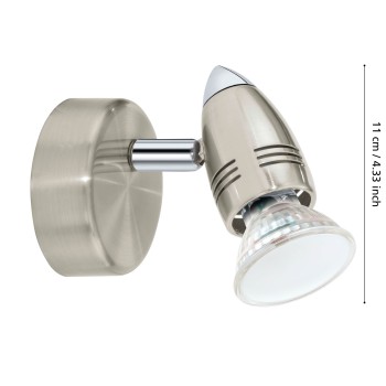 Aplica de perete tip spot MAGNUM-LED Eglo 92641, 1xGU10