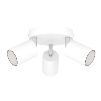 Plafoniera RECISO-E alb Eglo 74216, D14 cm, 3xGU10