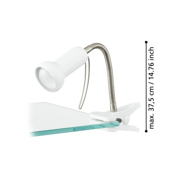 Lampa de birou cu clema FABIO Eglo 81262, 1xE14