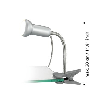 Lampa de birou cu clema FABIO Eglo 81265, 1xE14