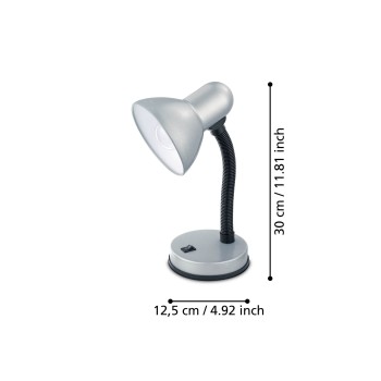 Lampa de birou BASIC 1 Eglo 90977, 1xE27