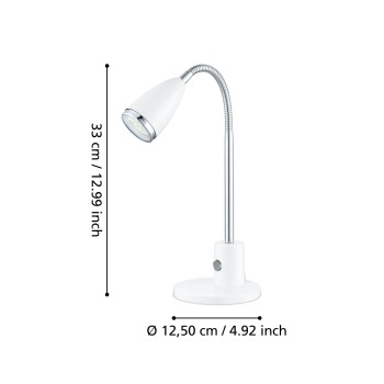 Lampa de birou FOX Eglo 92872, 1xGU10