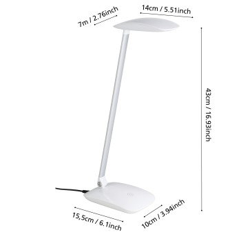 Lampa de birou LED CAJERO Eglo 95695, 4.8W