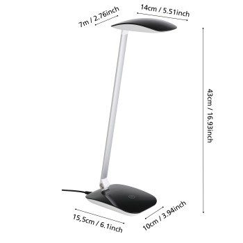 Lampa de birou LED CAJERO Eglo 95696, 4.8W
