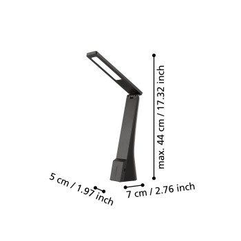 Lampa de birou LED LA SECA Eglo 97045, 1.8W