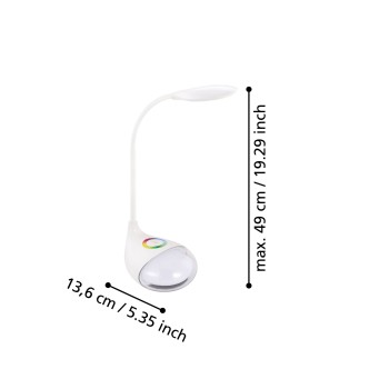 Lampa de birou LED CABADO 1 Eglo 97078, 2.4W