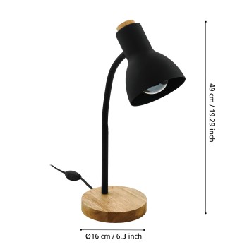 Lampa de birou VERADAL Eglo 98831, 1xE27