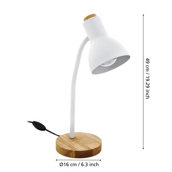 Lampa de birou VERADAL Eglo 98832, 1xE27