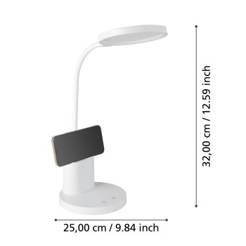 Lampa de birou LED BROLINI Eglo 900529, 2.1W