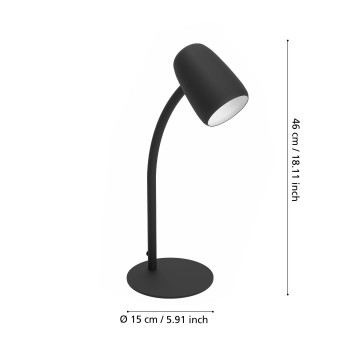 Lampa de birou CARLO Eglo 901828, 1xE14