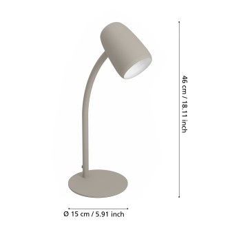 Lampa de birou CARLO Eglo 901829, 1xE14