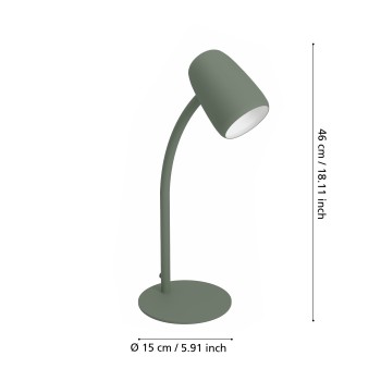 Lampa de birou CARLO Eglo 901831, 1xE14