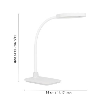 Lampa de birou LED LAURO Eglo 902178, 5.5W