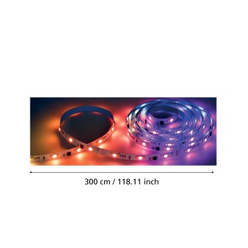 Banda LED RGBIC Eglo 75745, 12W