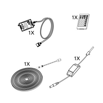 Banda LED FLEXIBLE STRIPE Eglo 98573, 9.7W