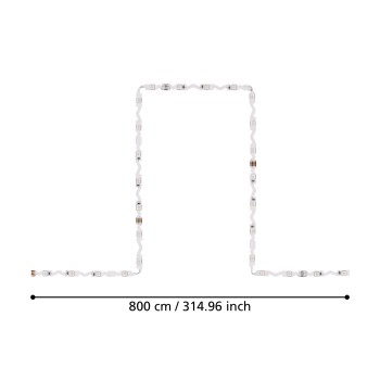 Banda LED FLEXIBLE STRIPE Eglo 99724, 38.4W